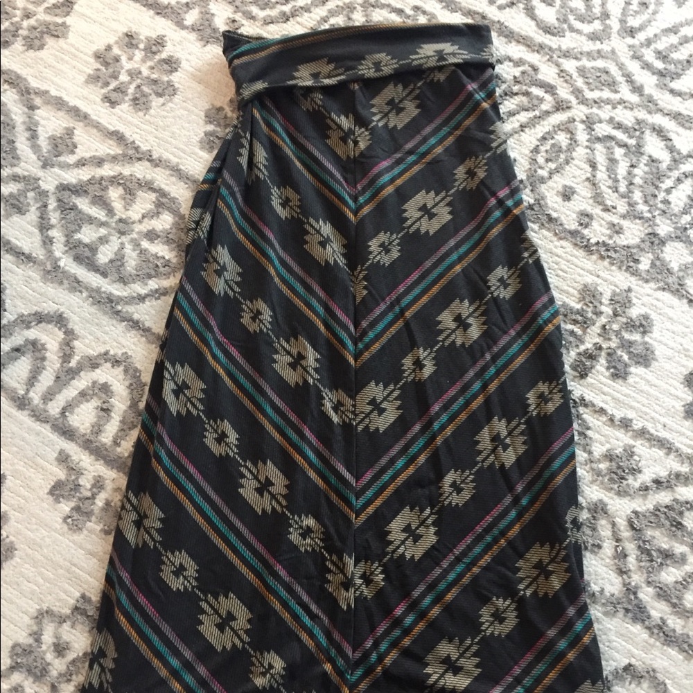 Tribal maxi skirt